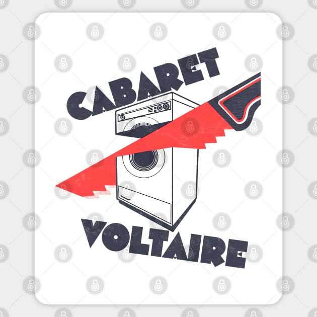 Cabaret Voltaire -- Punsktyle Design Sticker by unknown_pleasures